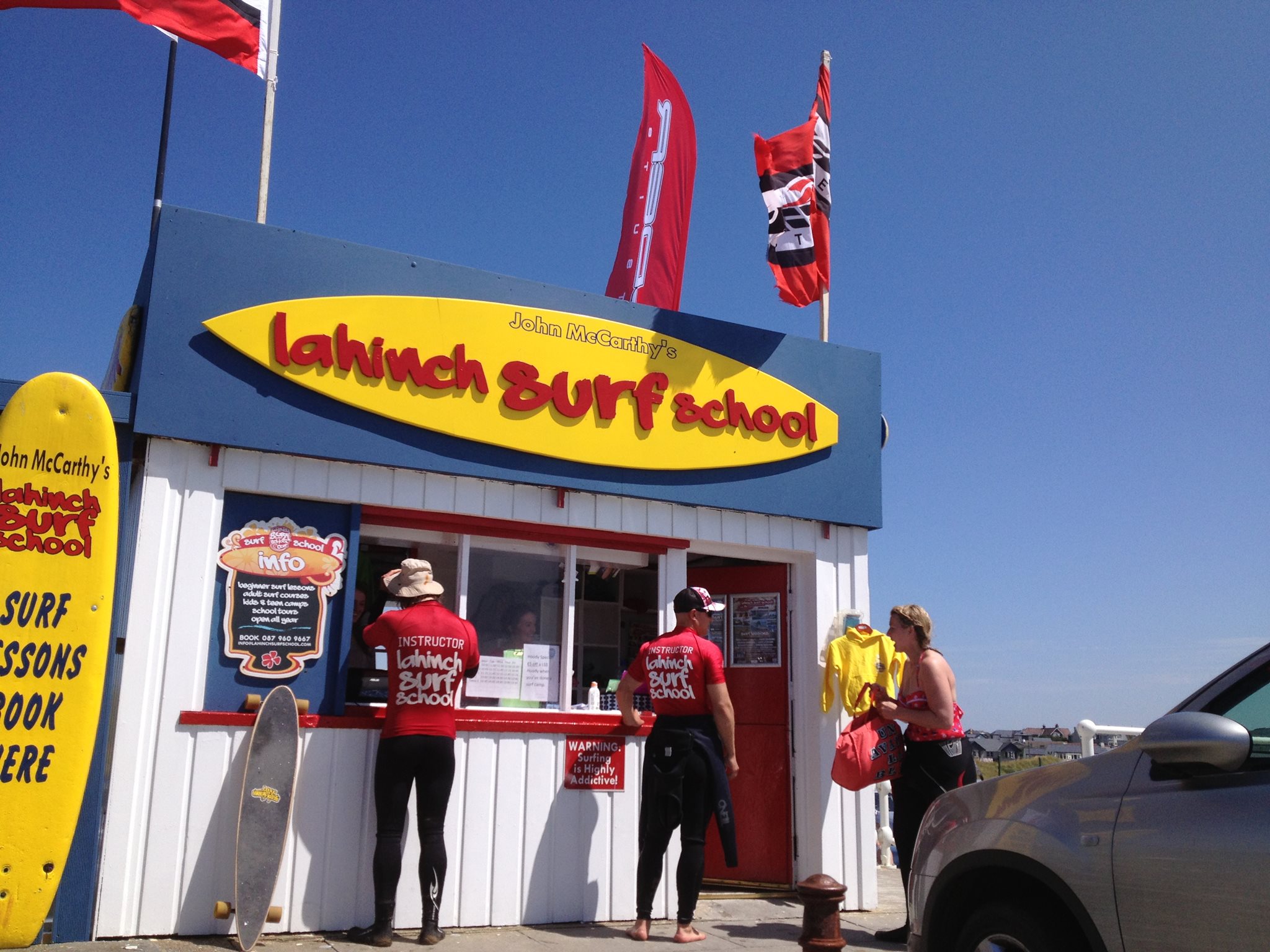 lahinch surf school map